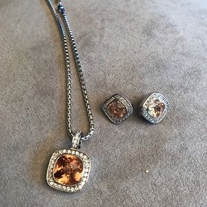 Necklace and earrings set